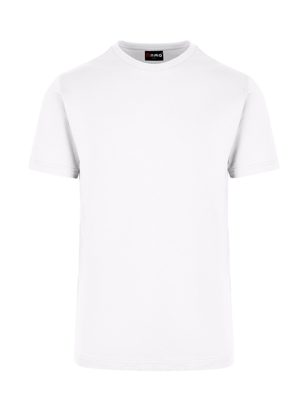 RAMO T801HC Unisex American Style Cotton Tee — White front