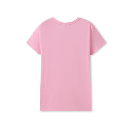 RAMO T901LD Women's Organic Cotton T-shirt — Pink back