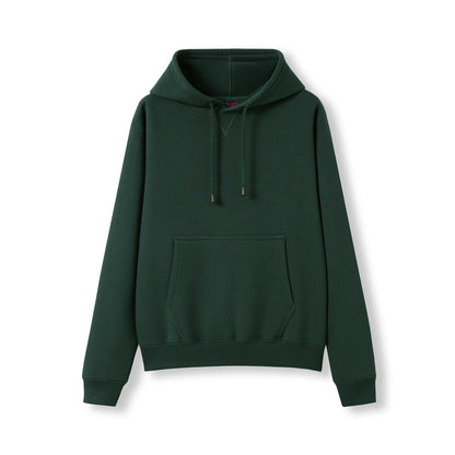 RAMO TH22UN Women's and Juniors' Kangaroo Pocket Hoodie — Bottle Green front