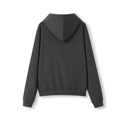 RAMO TH22UN Women's and Juniors' Kangaroo Pocket Hoodie — Dark Marl back