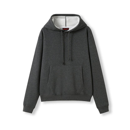 RAMO TH22UN Women's and Juniors' Kangaroo Pocket Hoodie — Dark Marl front