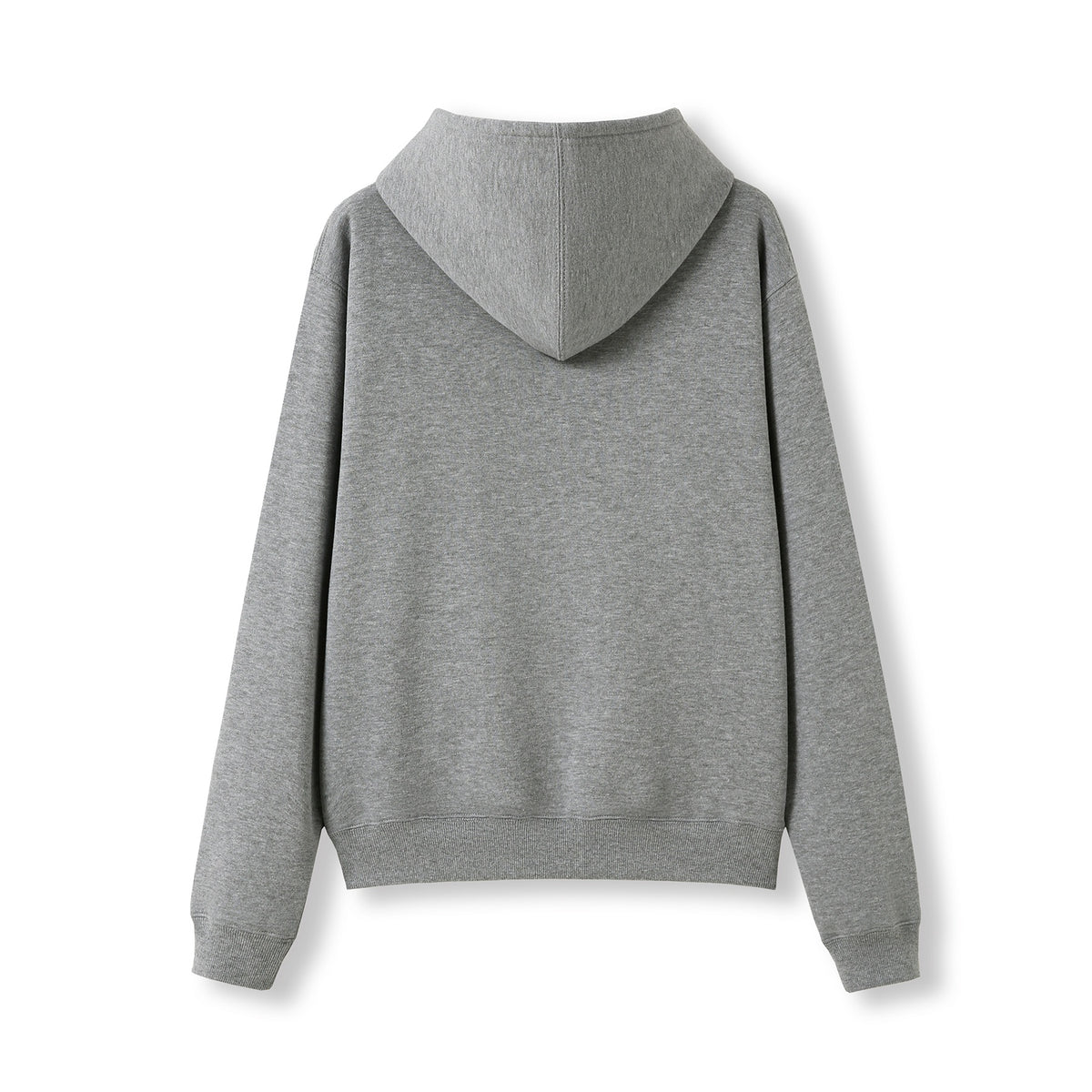 RAMO TH22UN Women's and Juniors' Kangaroo Pocket Hoodie — Grey Marl back