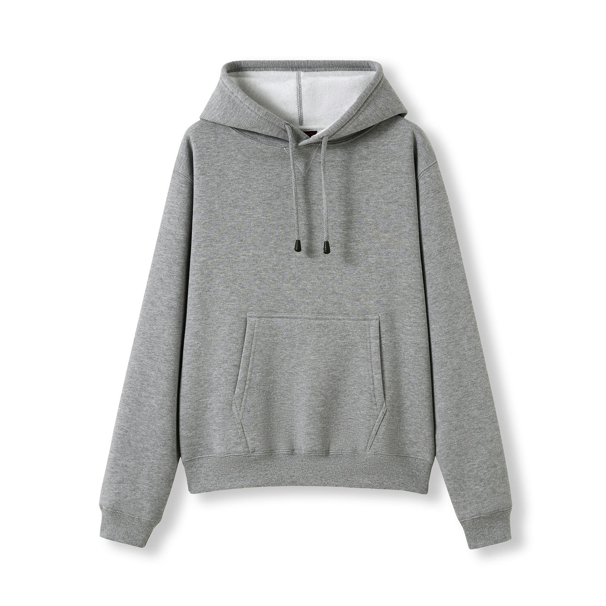 RAMO TH22UN Women's and Juniors' Kangaroo Pocket Hoodie — Grey Marl front