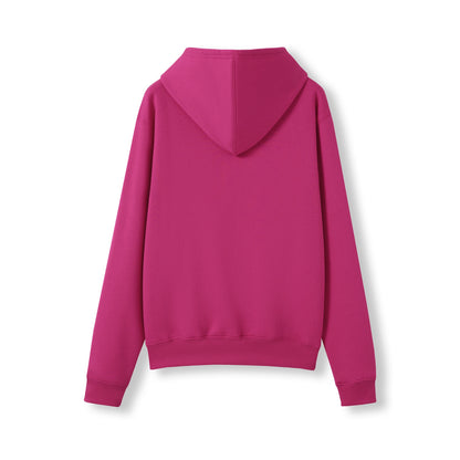 RAMO TH22UN Women's and Juniors' Kangaroo Pocket Hoodie — Hot Pink back