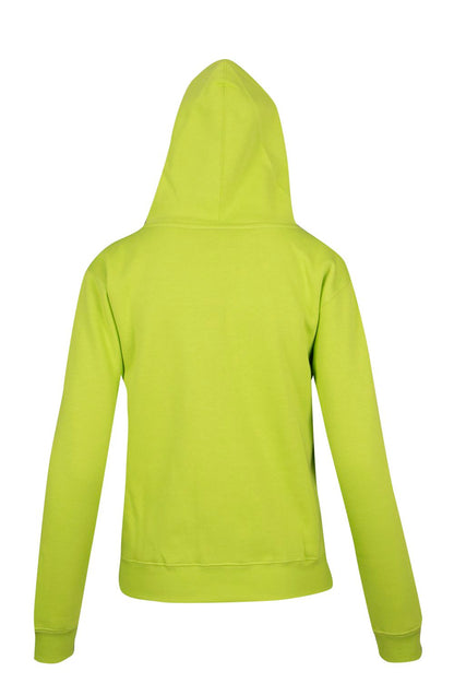 RAMO TH22UN Women's and Juniors' Kangaroo Pocket Hoodie — Lime back
