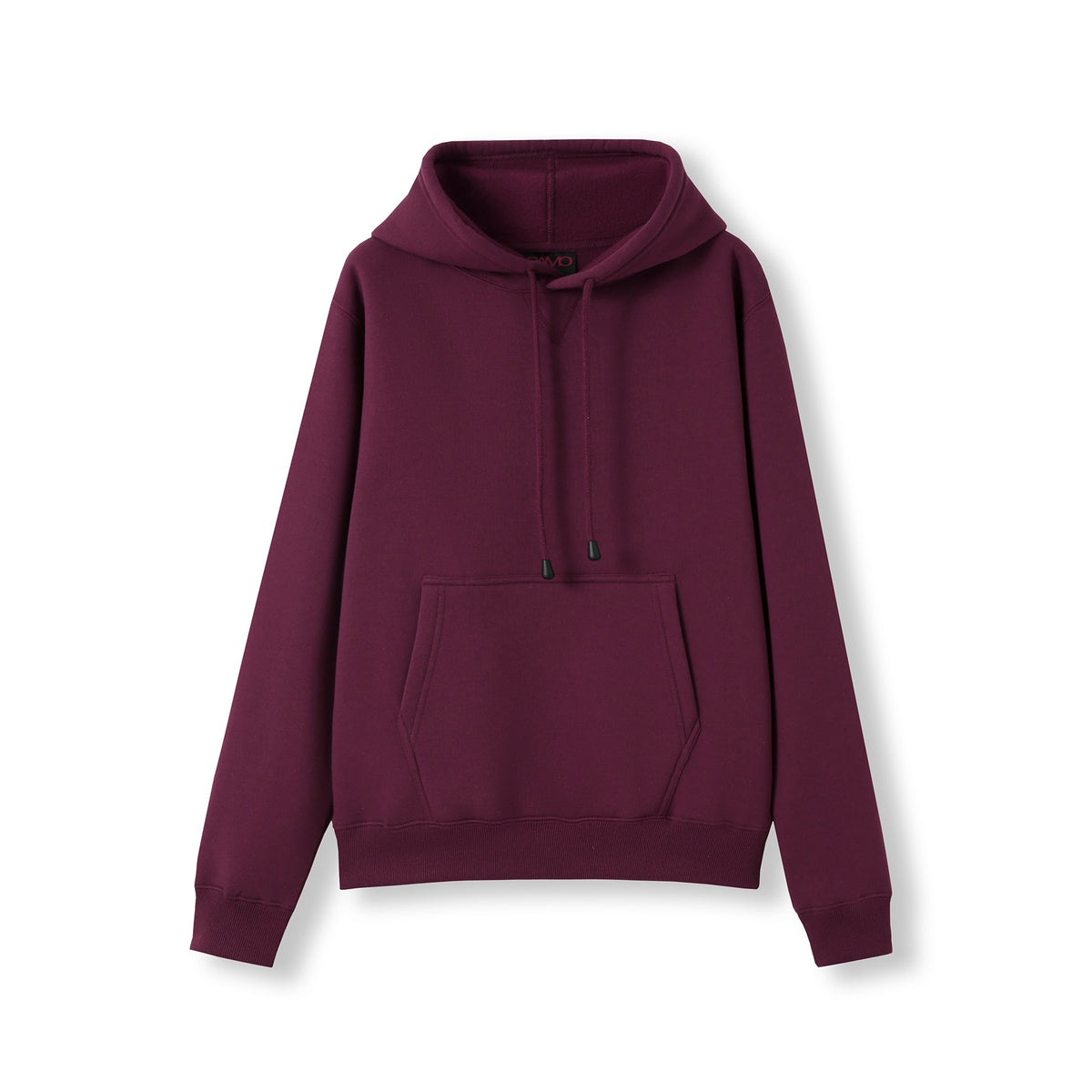 RAMO TH22UN Women's and Juniors' Kangaroo Pocket Hoodie — Maroon front