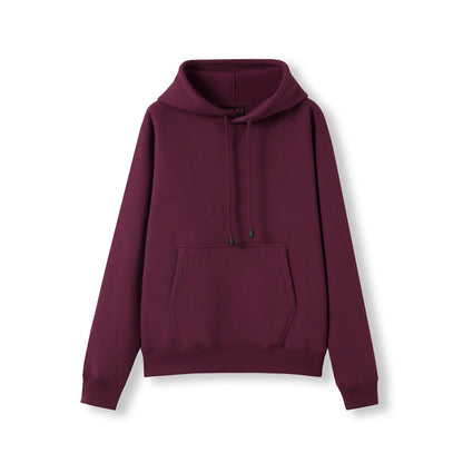 RAMO TH22UN Women's and Juniors' Kangaroo Pocket Hoodie — Maroon front