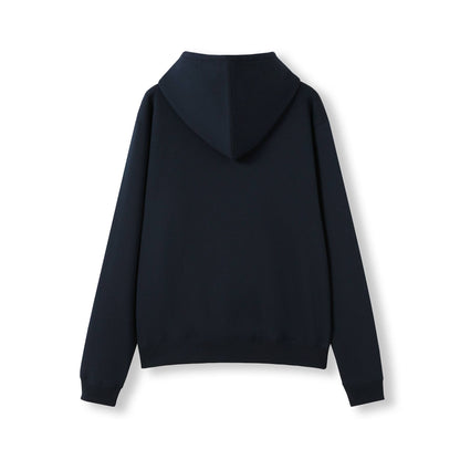 RAMO TH22UN Women's and Juniors' Kangaroo Pocket Hoodie — Navy Blue back