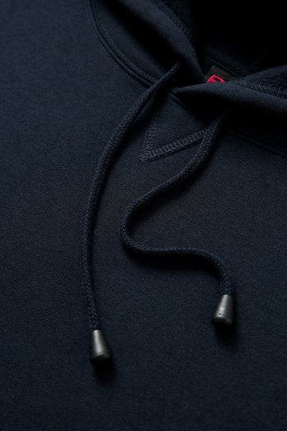 RAMO TH22UN Women's and Juniors' Kangaroo Pocket Hoodie — Navy Blue product view