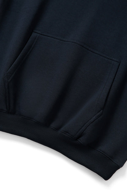 RAMO TH22UN Women's and Juniors' Kangaroo Pocket Hoodie — Navy Blue product view
