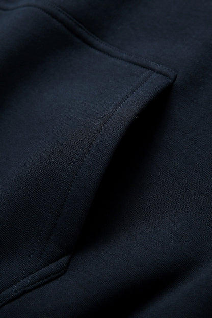 RAMO TH22UN Women's and Juniors' Kangaroo Pocket Hoodie — Navy Blue product view
