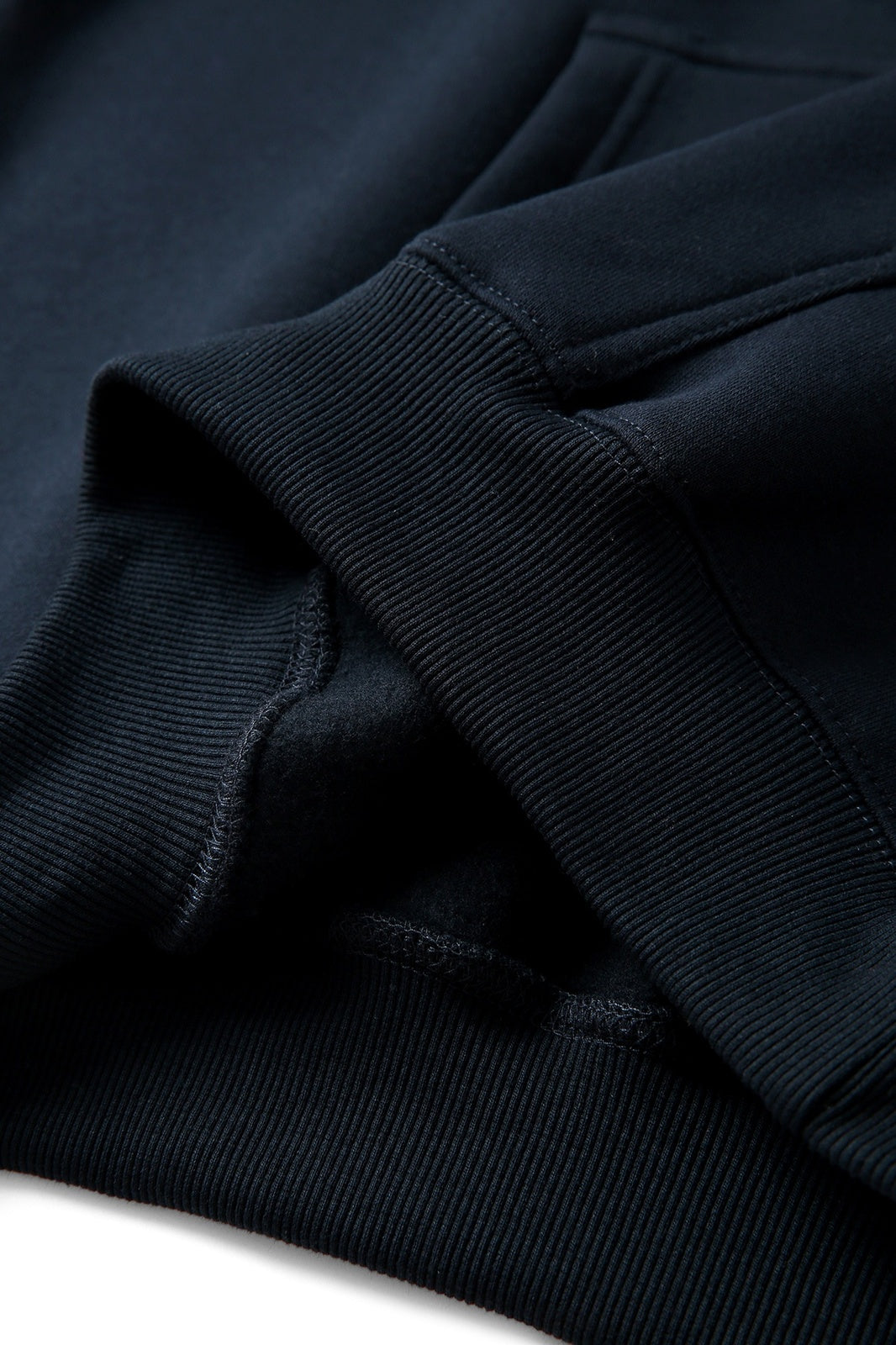 RAMO TH22UN Women's and Juniors' Kangaroo Pocket Hoodie — Navy Blue product view