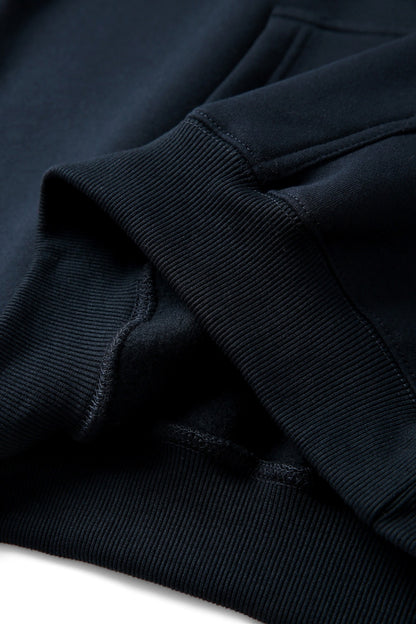RAMO TH22UN Women's and Juniors' Kangaroo Pocket Hoodie — Navy Blue product view