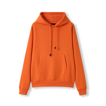 RAMO TH22UN Women's and Juniors' Kangaroo Pocket Hoodie — Orange front