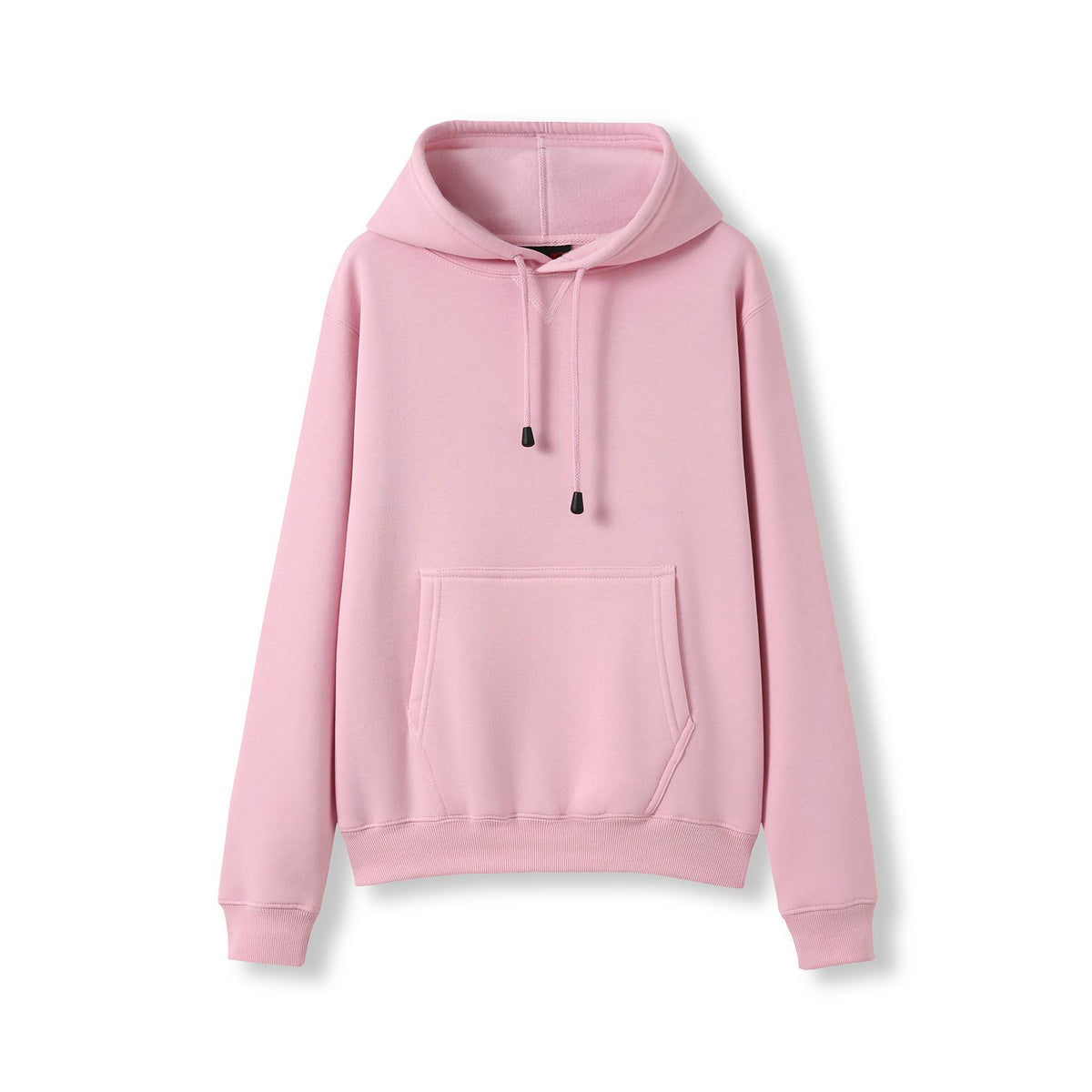 RAMO TH22UN Women's and Juniors' Kangaroo Pocket Hoodie — Pink front