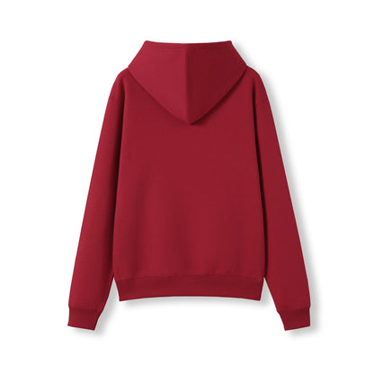 RAMO TH22UN Women's and Juniors' Kangaroo Pocket Hoodie — Red back
