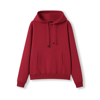 RAMO TH22UN Women's and Juniors' Kangaroo Pocket Hoodie — Red front