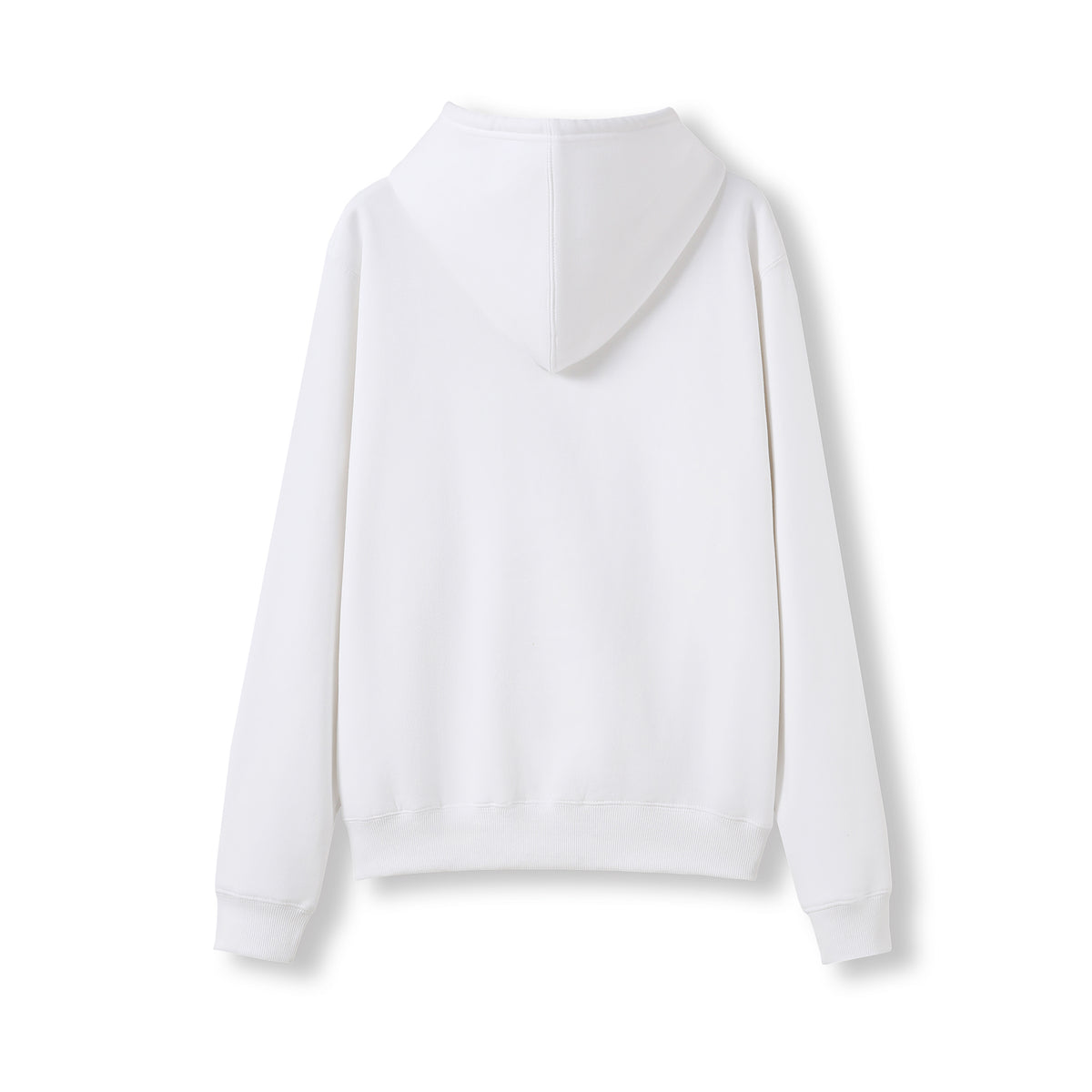 RAMO TH22UN Women's and Juniors' Kangaroo Pocket Hoodie — White back