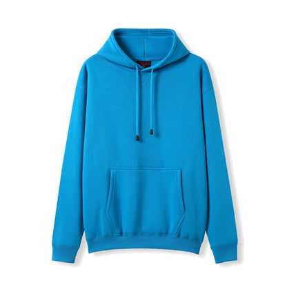 RAMO TP212H Men's Kangaroo Pocket Hoodie — Azure front