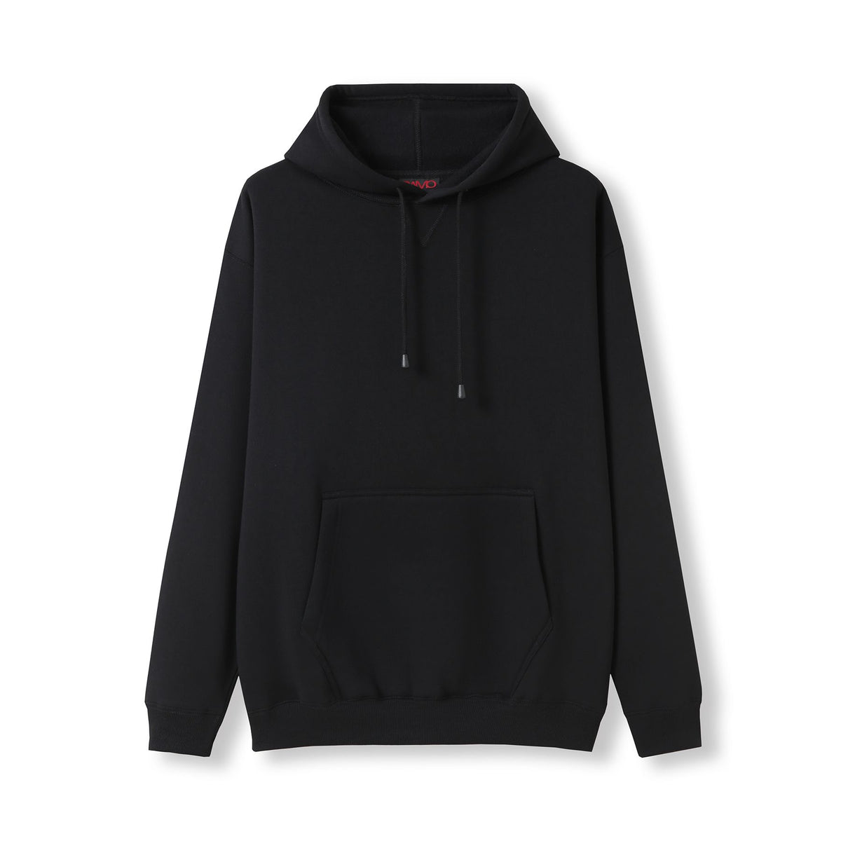 RAMO TP212H Men's Kangaroo Pocket Hoodie — Black front