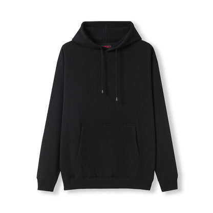 RAMO TP212H Men's Kangaroo Pocket Hoodie — Black front