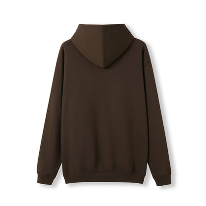 RAMO TP212H Men's Kangaroo Pocket Hoodie — Brown back