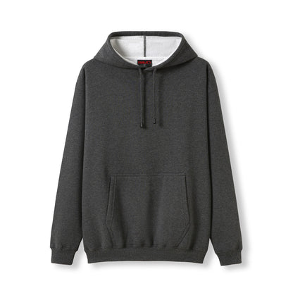 RAMO TP212H Men's Kangaroo Pocket Hoodie — Dark Marl front