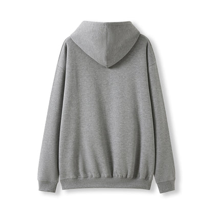 RAMO TP212H Men's Kangaroo Pocket Hoodie — Grey Marl back