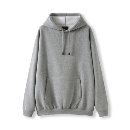 RAMO TP212H Men's Kangaroo Pocket Hoodie — Grey Marl front