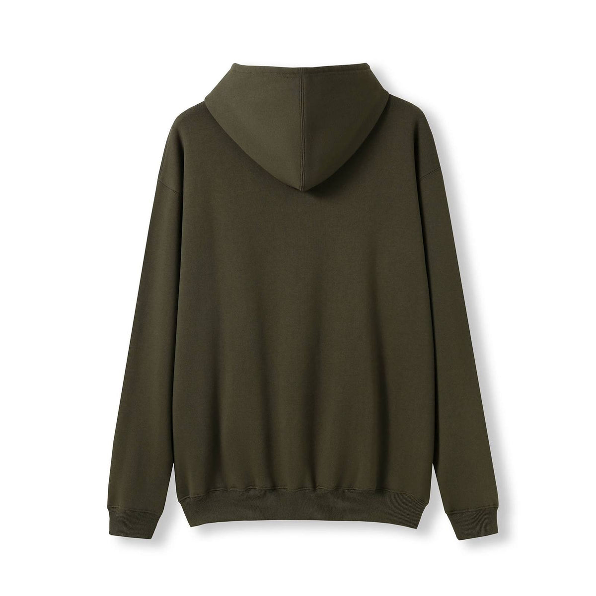 RAMO TP212H Men's Kangaroo Pocket Hoodie — Khaki back