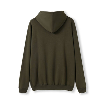RAMO TP212H Men's Kangaroo Pocket Hoodie — Khaki back