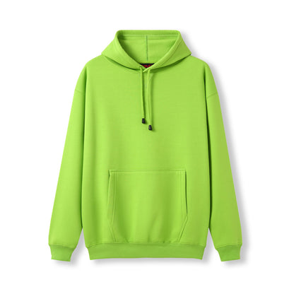 RAMO TP212H Men's Kangaroo Pocket Hoodie — Lime front
