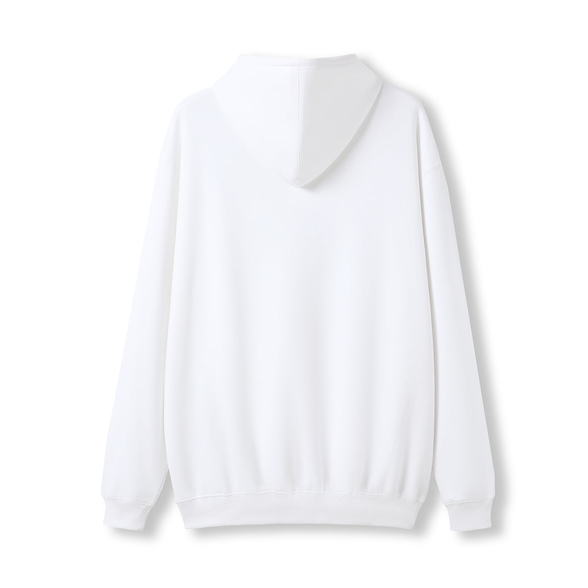 RAMO TP212H Men's Kangaroo Pocket Hoodie — White back