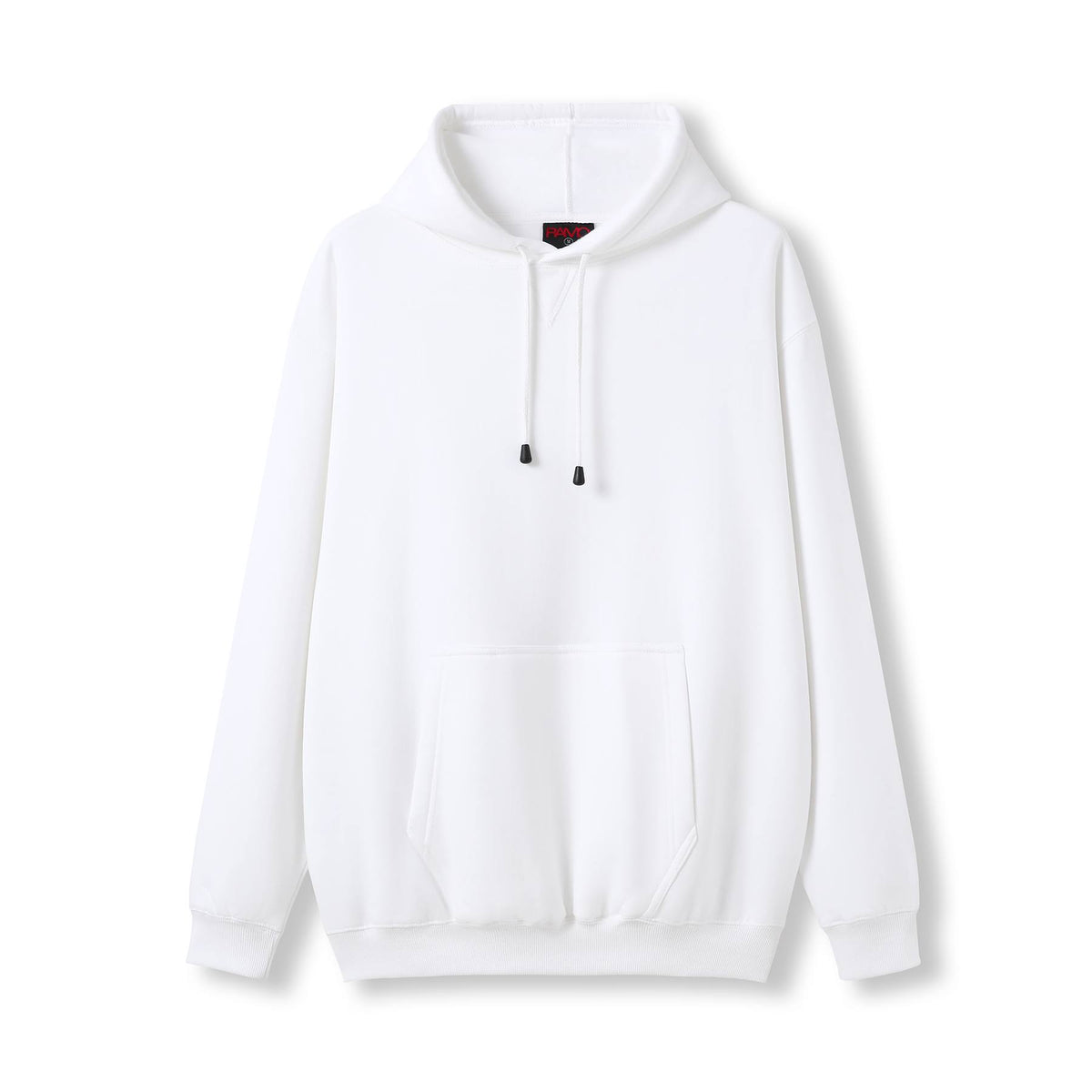 RAMO TP212H Men's Kangaroo Pocket Hoodie — White front