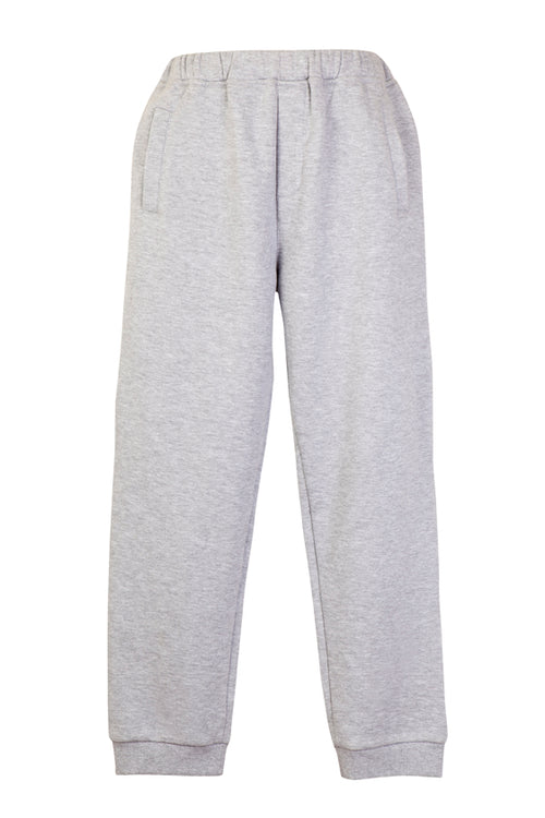RAMO Kids’ Fleece Track Pants — Grey Marl