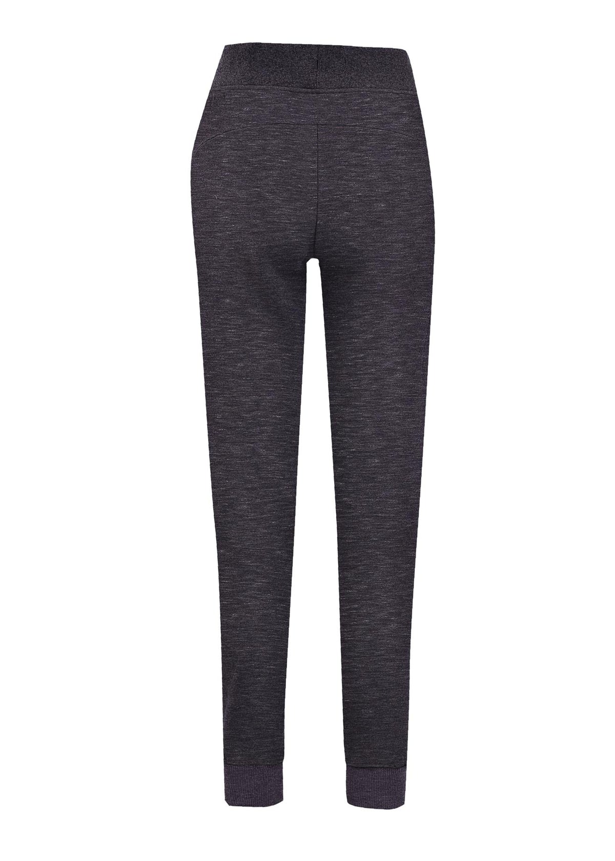 RAMO TR07LD Women’s STANCE brushed fleece pants — Black Marl back