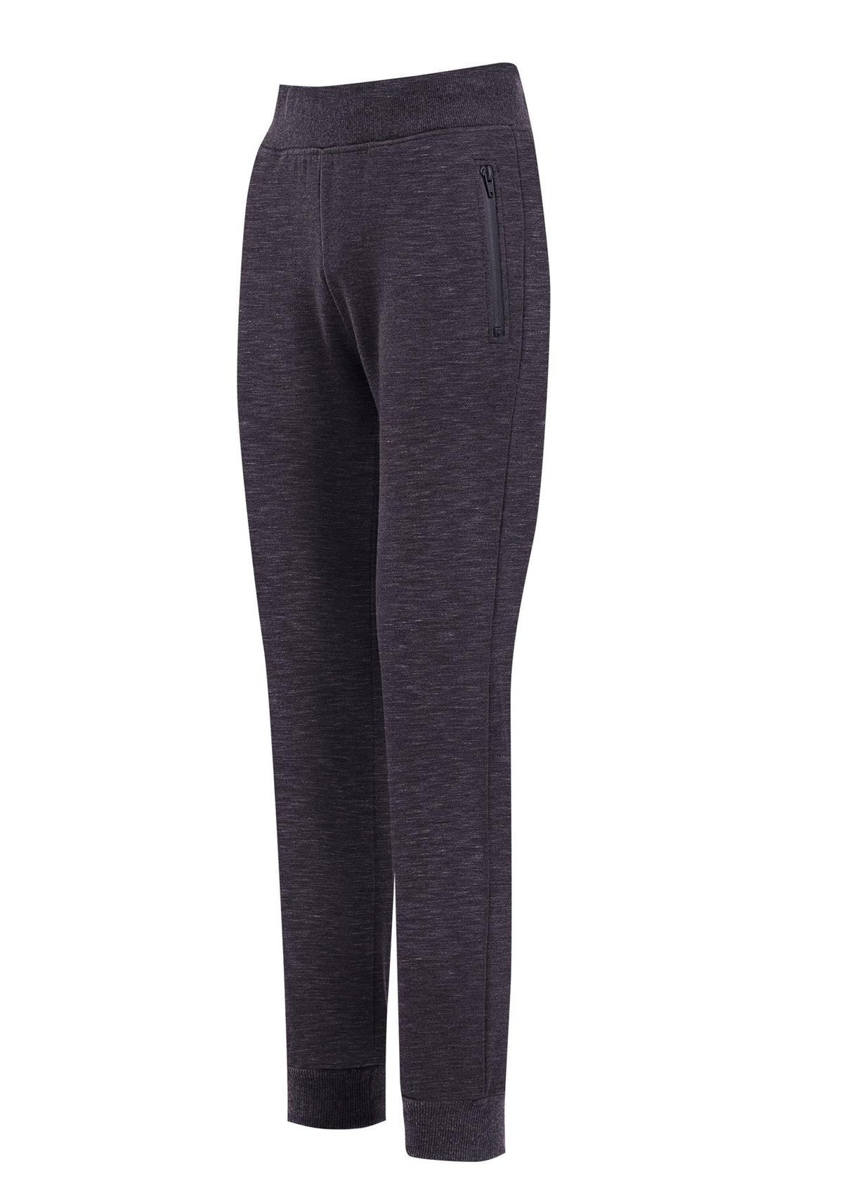 RAMO TR07LD Women’s STANCE brushed fleece pants — Black Marl side