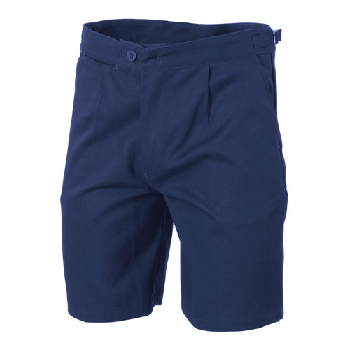 DNC Cotton Drill Long Leg Utility Shorts — Navy