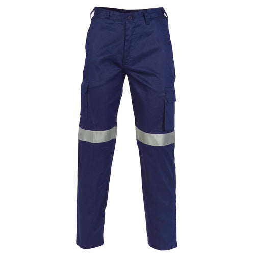 DNC Lightweight Cotton Cargo Pants with CSR R/Tape — Navy