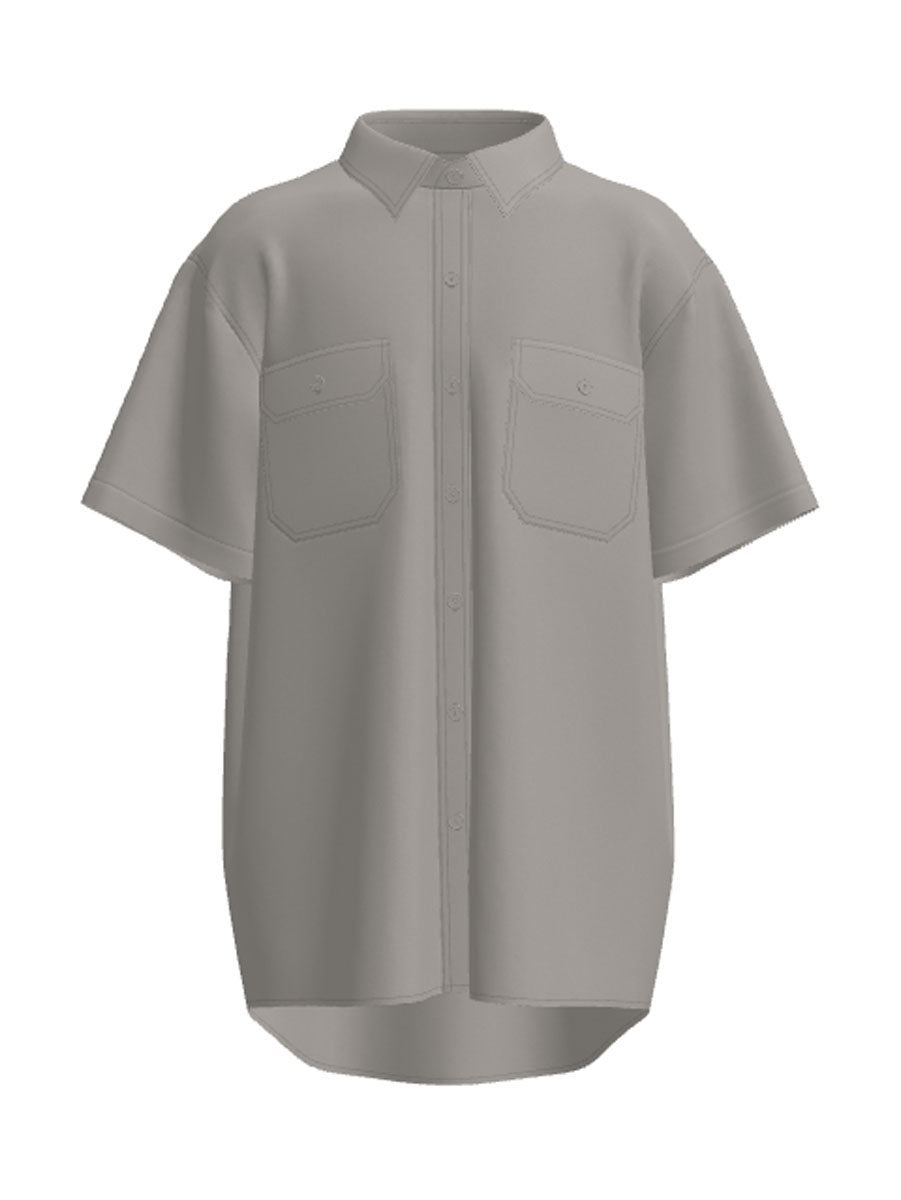 Bocini Unisex Cotton Drill Short Sleeve Work Shirt WS0679 – official supplier view 6