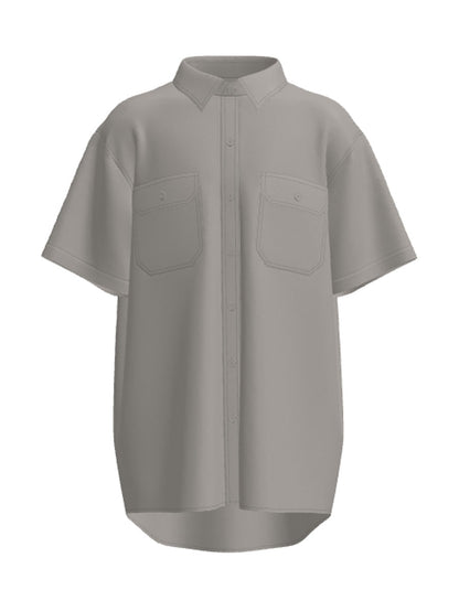Bocini Unisex Cotton Drill Short Sleeve Work Shirt WS0679 – official supplier view 6
